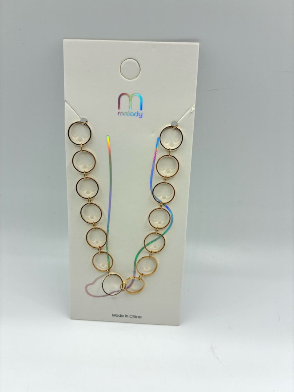 Gold Circle Anklet